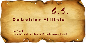 Oestreicher Vilibald névjegykártya